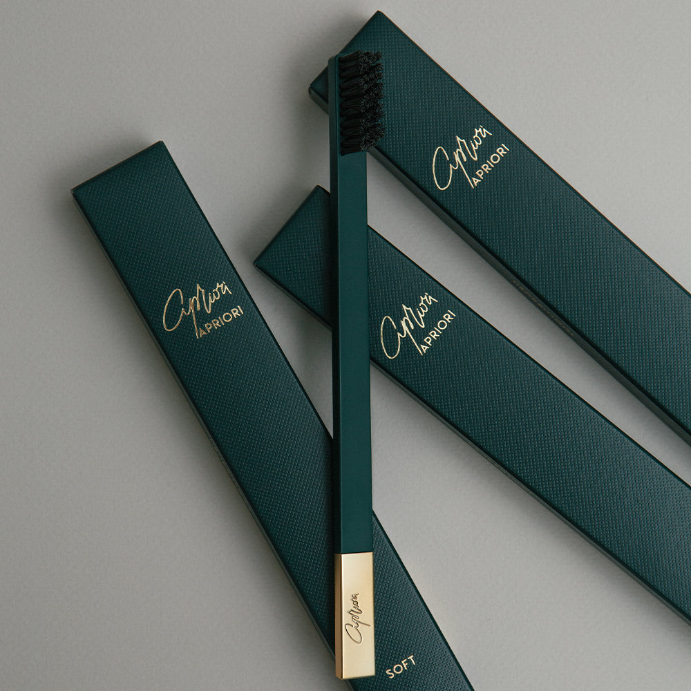 Apriori Periuta de dinti British Racing Green Gold Soft