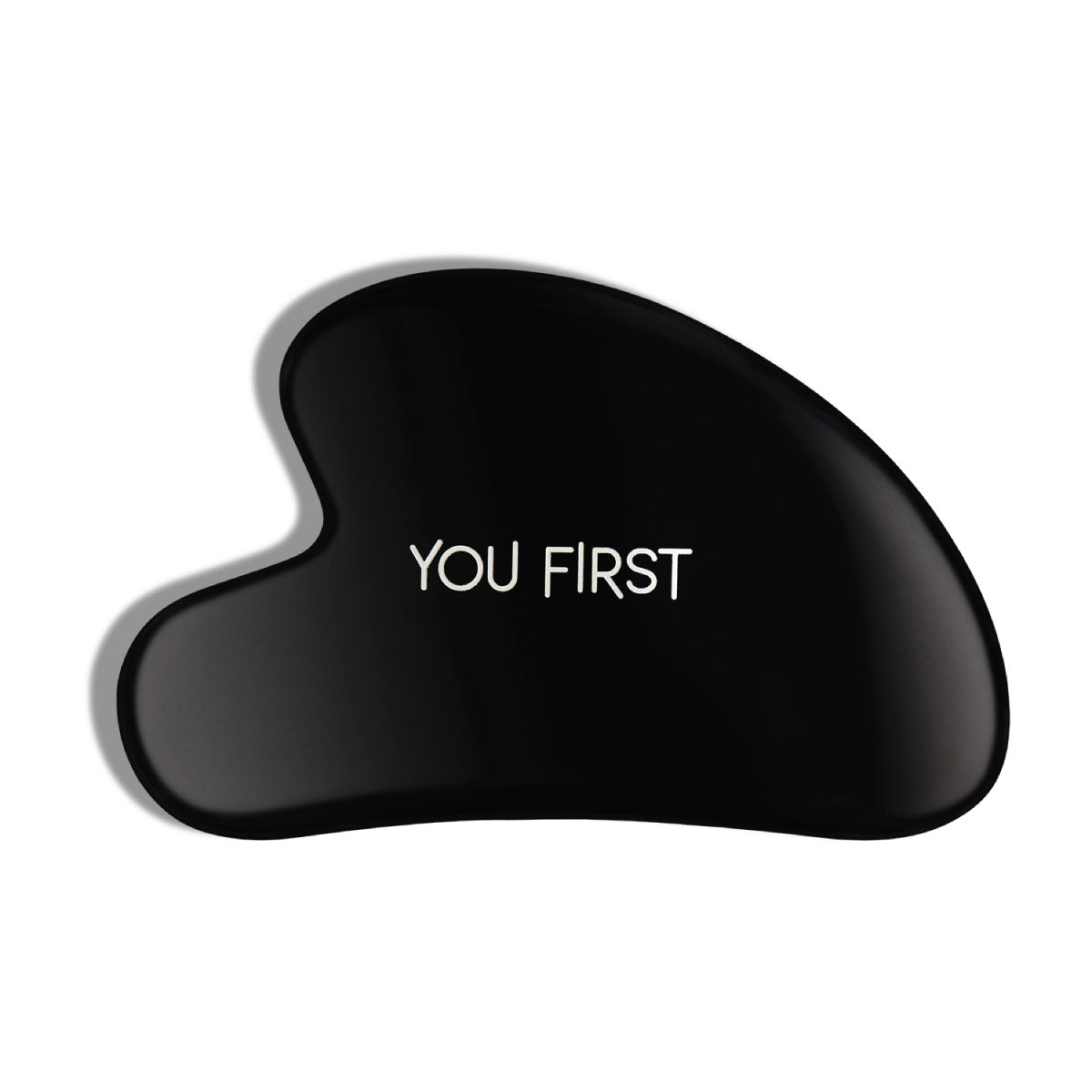 Piatra Gua Sha din Obsidian Negru