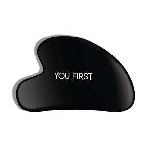 Piatra Gua Sha din Obsidian Negru