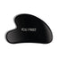 Piatra Gua Sha din Obsidian Negru
