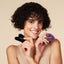 Piatra Gua Sha din Obsidian Negru