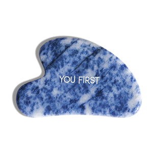 Piatra Gua Sha din Blue Spot Jasper